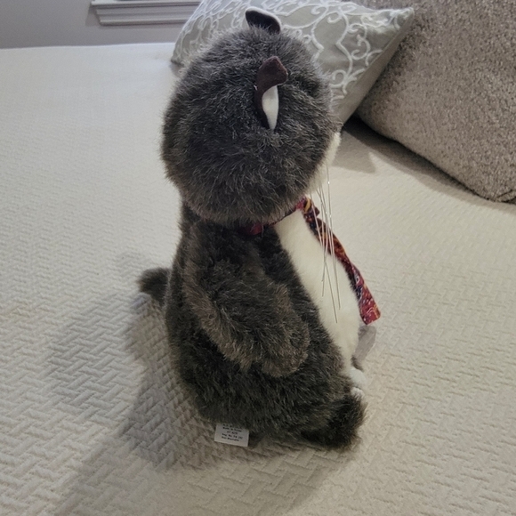 Vintage Hallmark Lester The Whiz Personality Cat 1986 Plush Toy Stuffed Animal - Picture 9 of 16